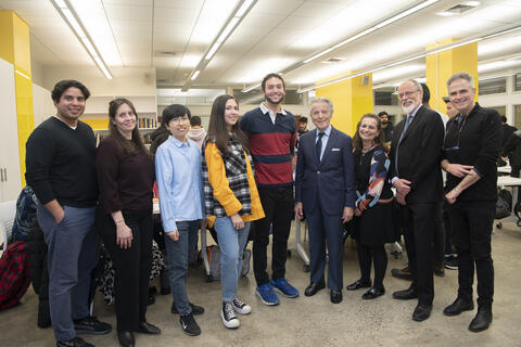 The YU Innovation Lab, Sy Syms School of Business and the Shevet Glaubach Center for Career Strategy and Professional Development launched the third annual Innovation Challenge pitch competition